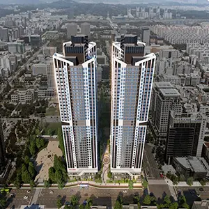 둔산힐스테이트 아파트외벽
